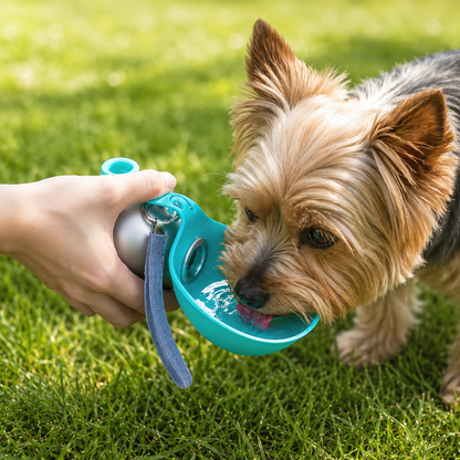 HydroPet | Bebedero Portátil 2 en 1 para Perros
